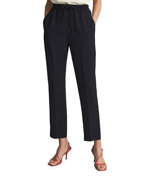 REISS Hailey Pull On Tapered Pants