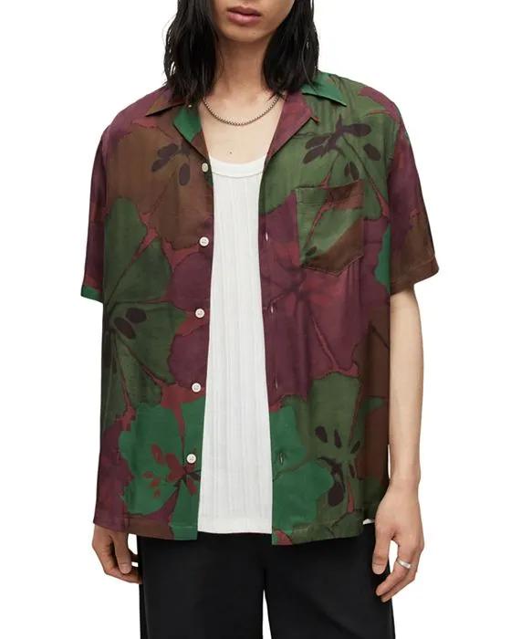 Relaxed Fit Camp Shirt