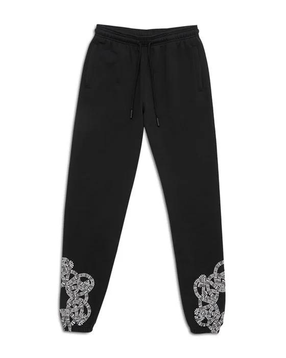 Relaxed Fit Snake Wings Sweatpants