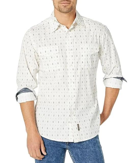 Retro Premium Long Sleeve Button