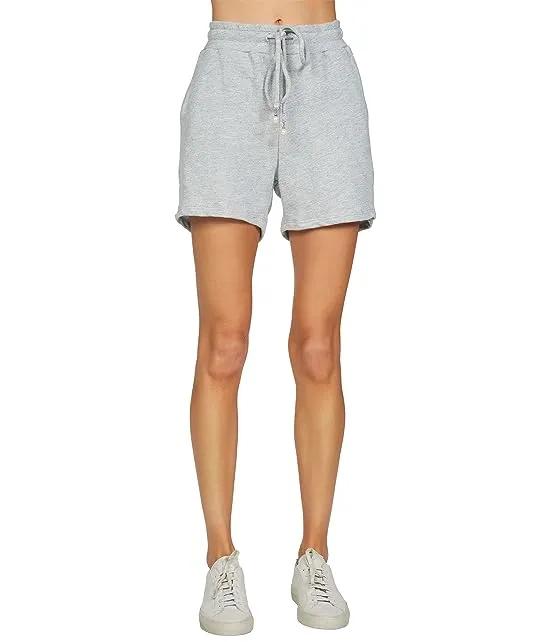 Reza Terry Shorts with Pearl Drawstring