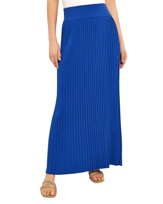 Rib Knit Maxi Skirt