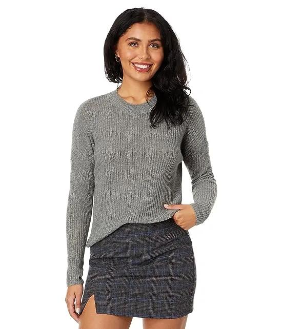 Ribbed Crewneck Sweater