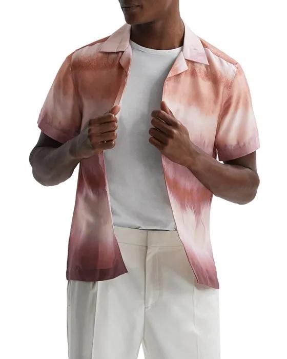 Riley Short Sleeve Printed Camp Shirt