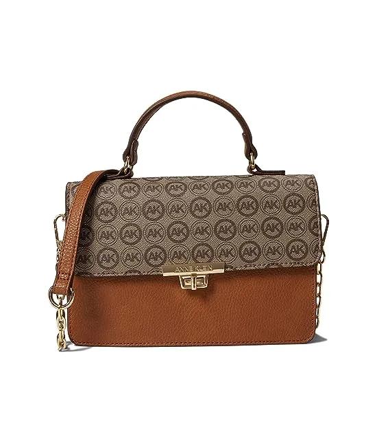 Ring Logo Convertible Shoulder Bag