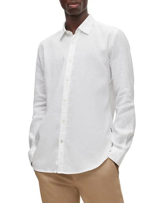 Roger Linen Blend Slim Fit Shirt