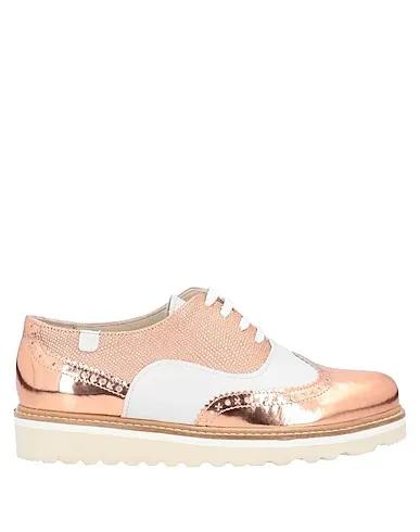 Rose gold Laced shoes
