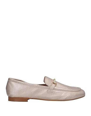 Rose gold Leather Loafers
