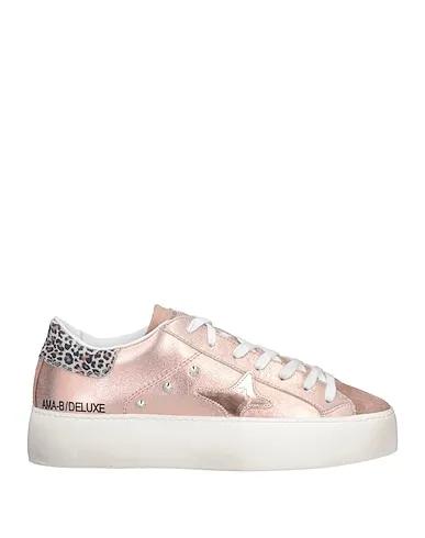 Rose gold Leather Sneakers