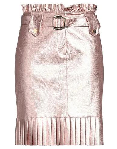 Rose gold Mini skirt