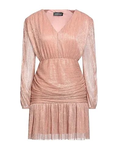 Rose gold Tulle Short dress
