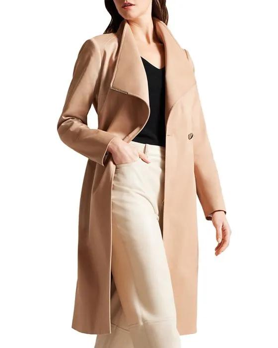 Rosina Midi Length Wrap Trench Coat