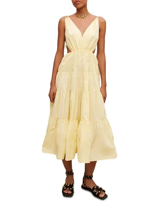 Runnala Tiered Midi Dress