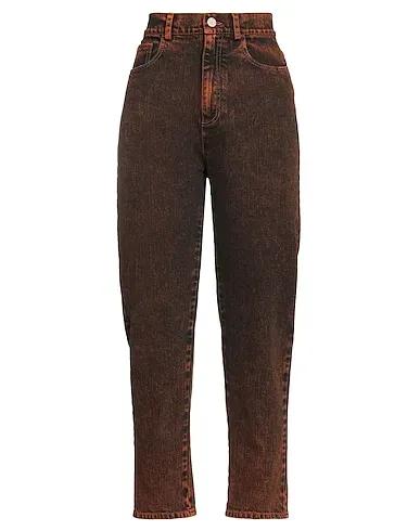 Rust Denim Denim pants