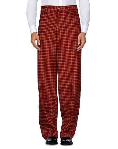 Rust Flannel Casual pants