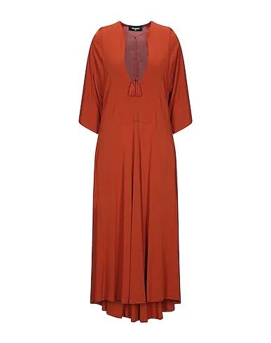 Rust Jersey Midi dress