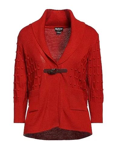 Rust Knitted Cardigan