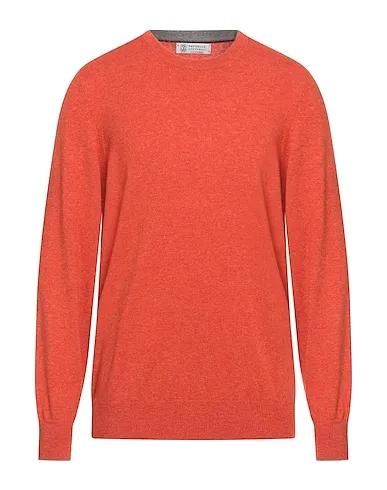 Rust Knitted Cashmere blend