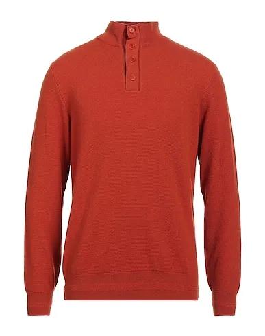 Rust Knitted Cashmere blend