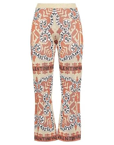 Rust Knitted Casual pants