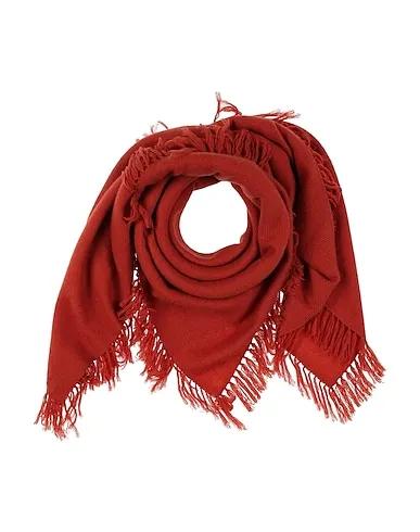 Rust Knitted Scarves and foulards