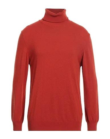 Rust Knitted Turtleneck