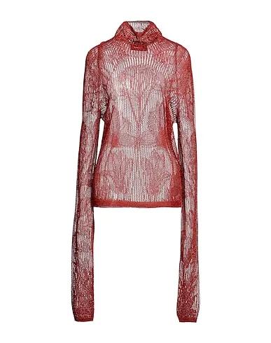 Rust Knitted Turtleneck