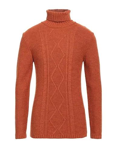 Rust Knitted Turtleneck
