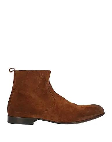Rust Leather Boots