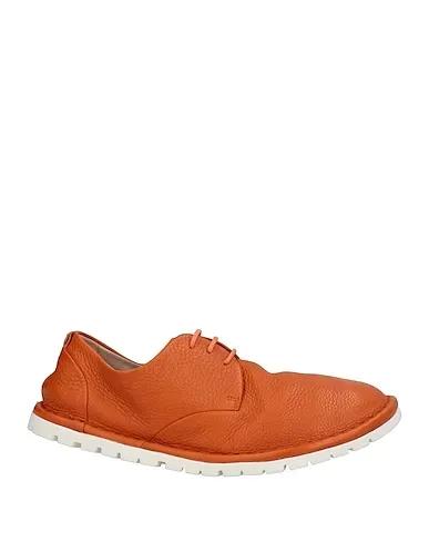 Rust Leather Laced shoes