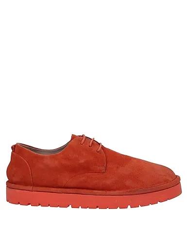 Rust Leather Laced shoes