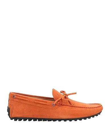 Rust Leather Loafers