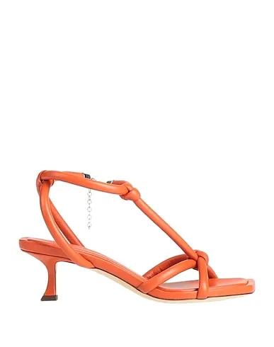 Rust Leather Sandals