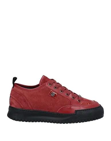 Rust Leather Sneakers