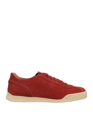 Rust Leather Sneakers
