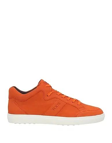 Rust Leather Sneakers