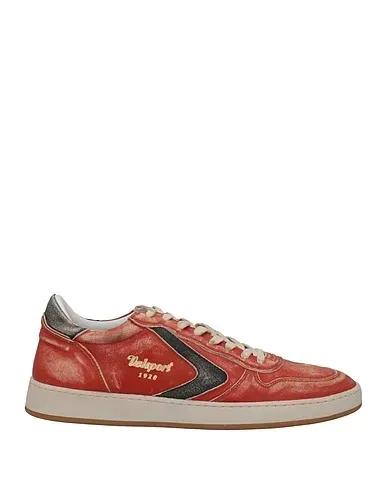 Rust Leather Sneakers