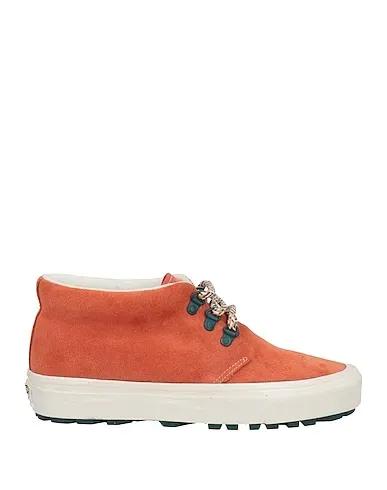 Rust Leather Sneakers