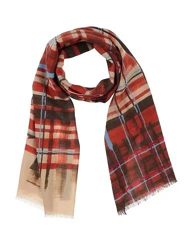 Rust Plain weave Scarves and foulards