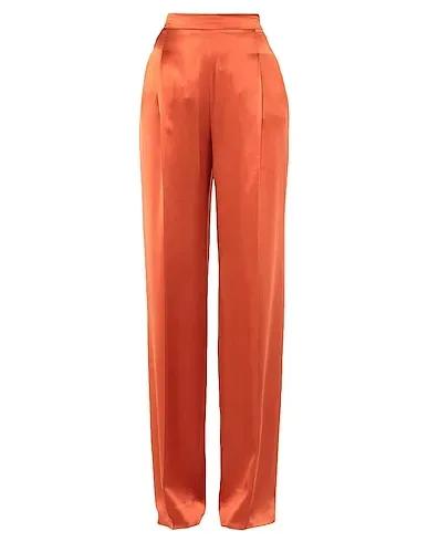 Rust Satin Casual pants