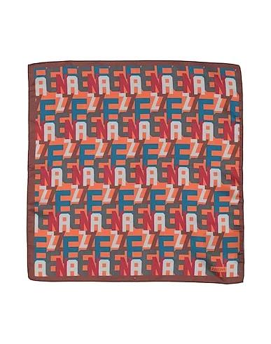 Rust Satin Scarves and foulards