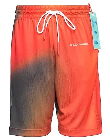 Rust Techno fabric Shorts & Bermuda