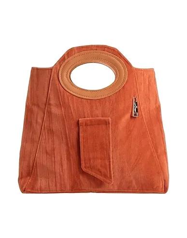 Rust Velvet Handbag