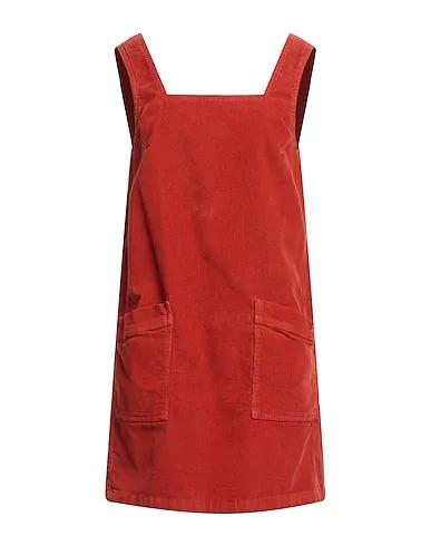 Rust Velvet Short dress