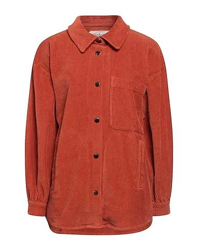Rust Velvet Solid color shirts & blouses