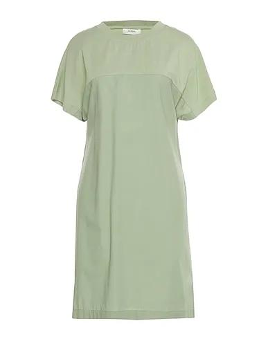 Sage green Jersey Short dress