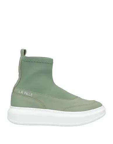 Sage green Jersey Sneakers