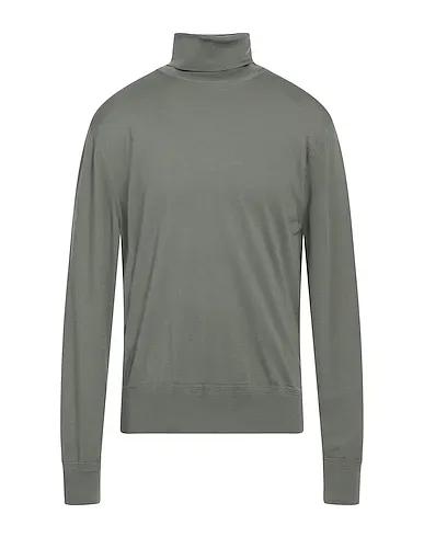 Sage green Knitted Turtleneck