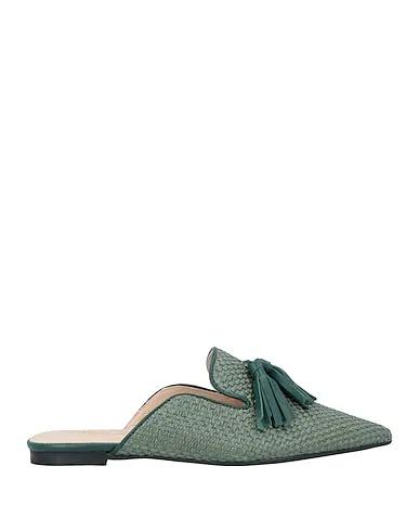 Sage green Mules and clogs
