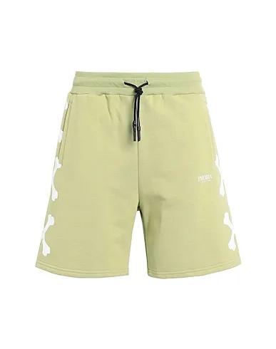 Sage green Shorts & Bermuda GREEN SHORTS WITH WHITE CROSS BONES
